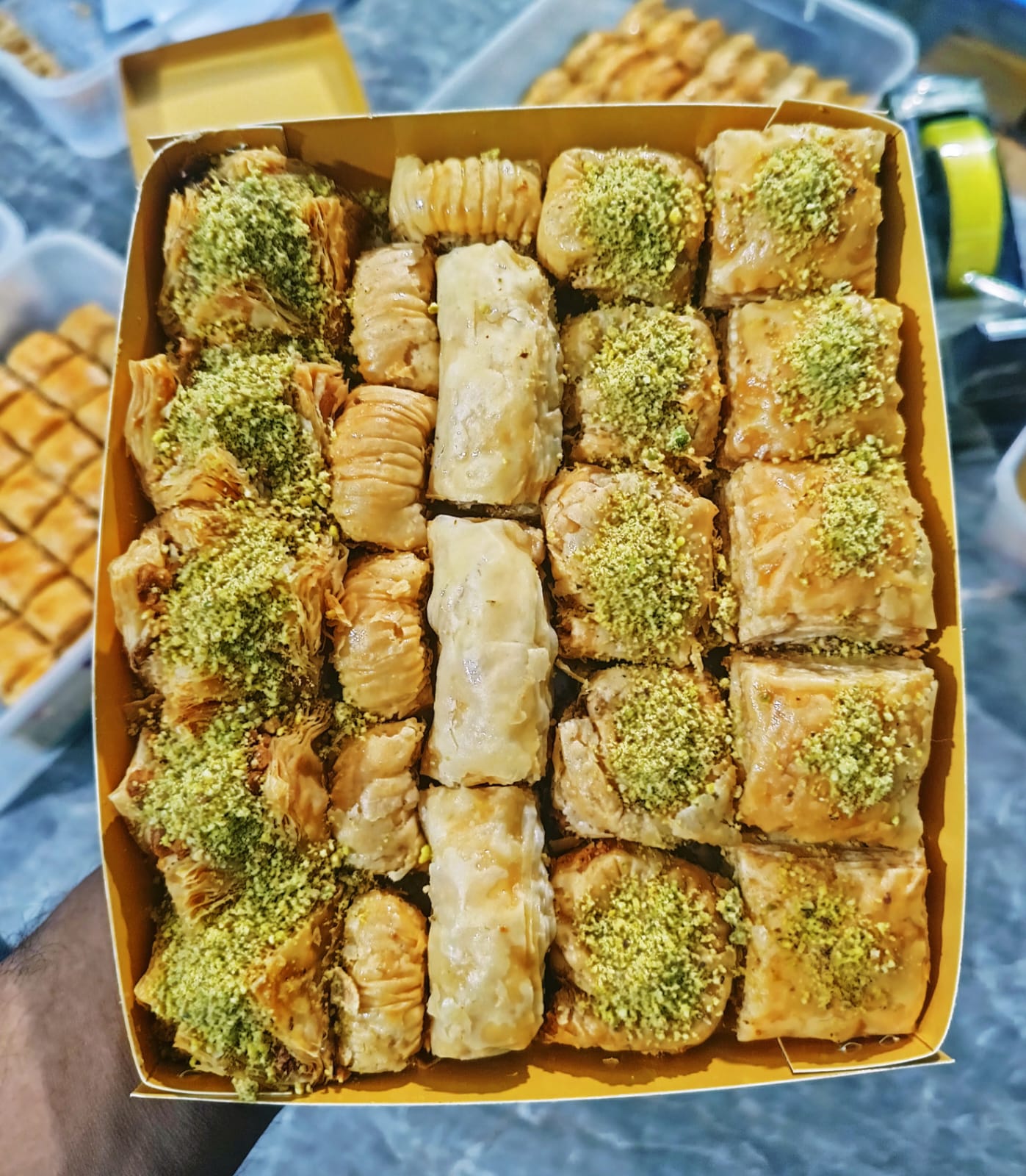 All In One Baklava Box  ( without chocolate )