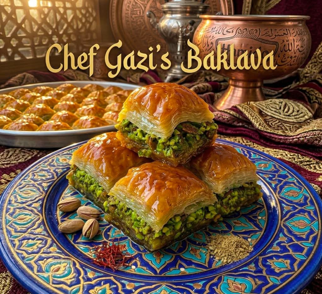 pistachio Sakkine Baklava